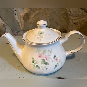 Vintage Salem China, English Collection, Hand-crafted, Delicate Teapot